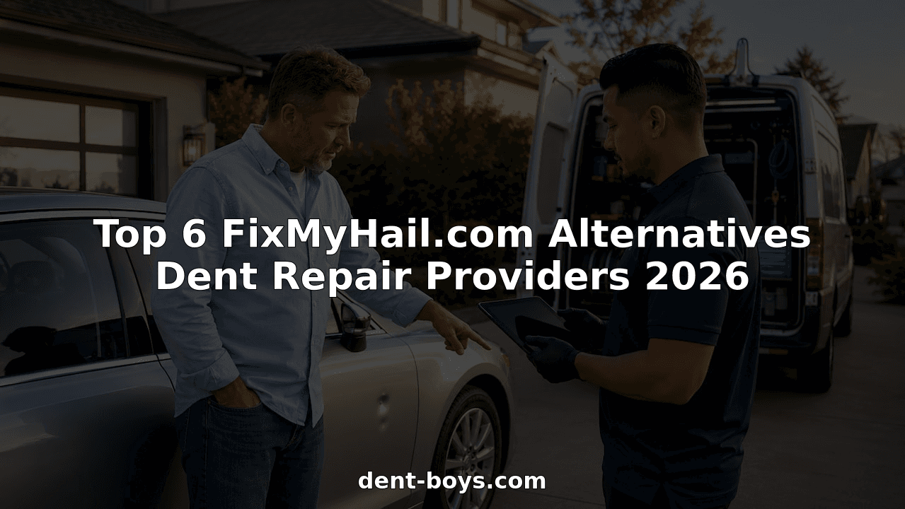Top 6 FixMyHail.com Alternatives Dent Repair Providers 2026